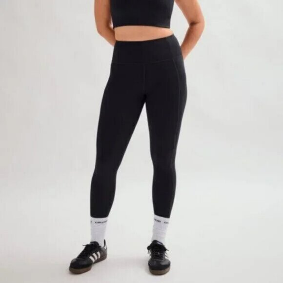 Girlfriend Collective High Rise Black Compressive Legging XS - Picture 1 of 5